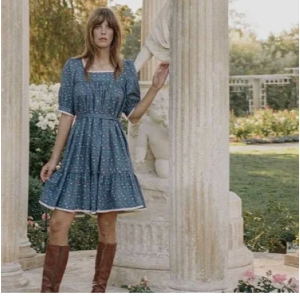 Christy Dawn Berkley Dress in Lapis Aster